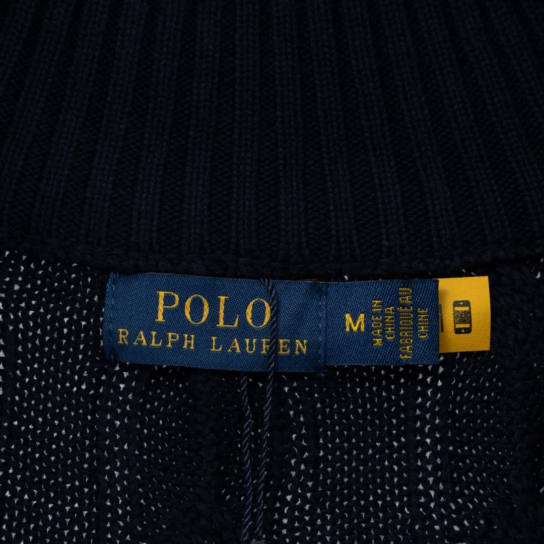 P290 top version (different currencies) You can scan the QR code to enter the official website Style: Ralph Lauren POLO Ralph Lauren small label embroidered knitted old money style half-zip pullover long-sleeved sweater Color: Picture color Size: XS-XL Fabric: Pure cotton Accessories: Full set of customized accessories No gender distinction, same style for men and women